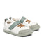 Pretty Brave Boston Leather Trainer First Walker White Sage